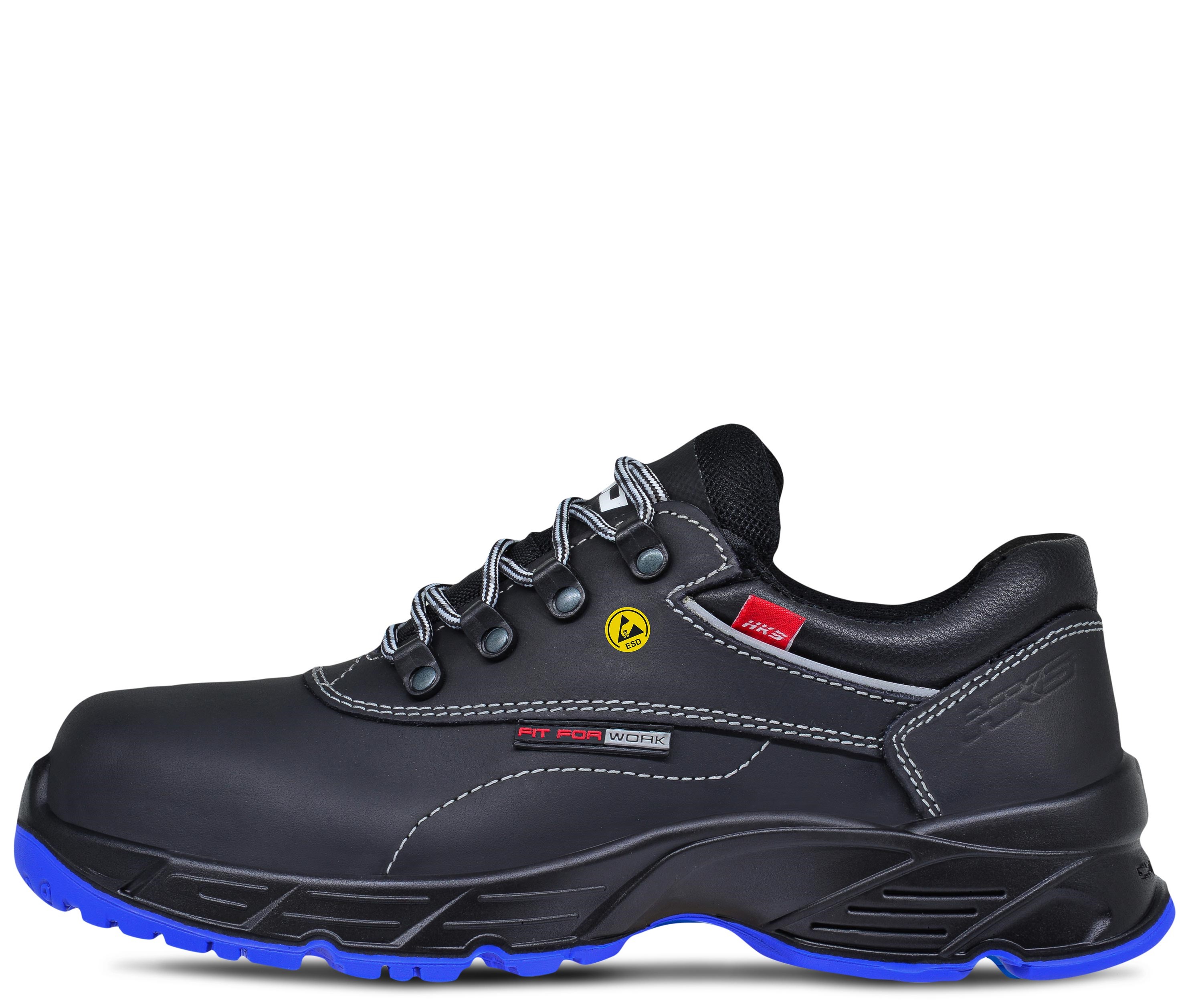 HKS Challenger Rubber Rock R Halbschuhe S2 SRC ESD schwarz