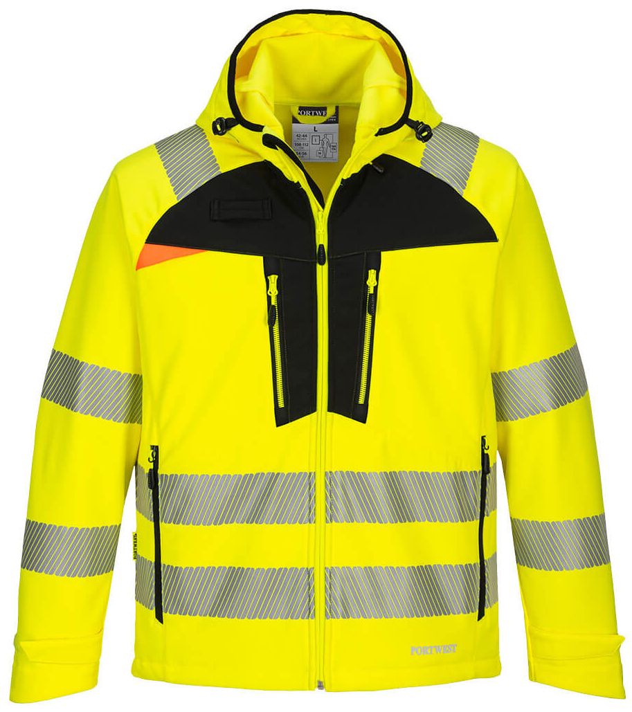 DX475YBR Portwest DX475 - DX4 Warnschutz-Softshelljacke Klasse 3
