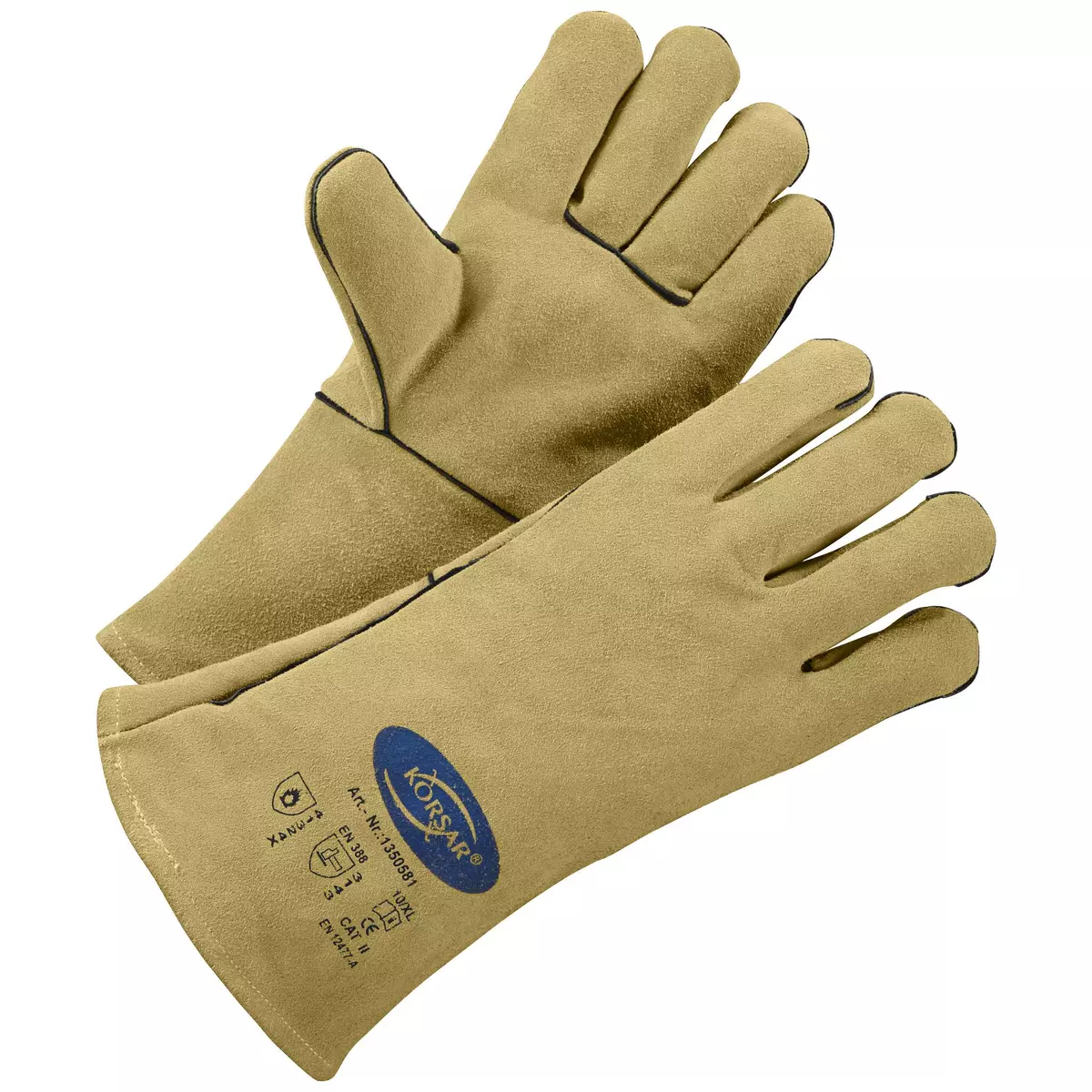 KORSAR Koriweld I Top Schweißerhandschuhe aus Rindspaltleder