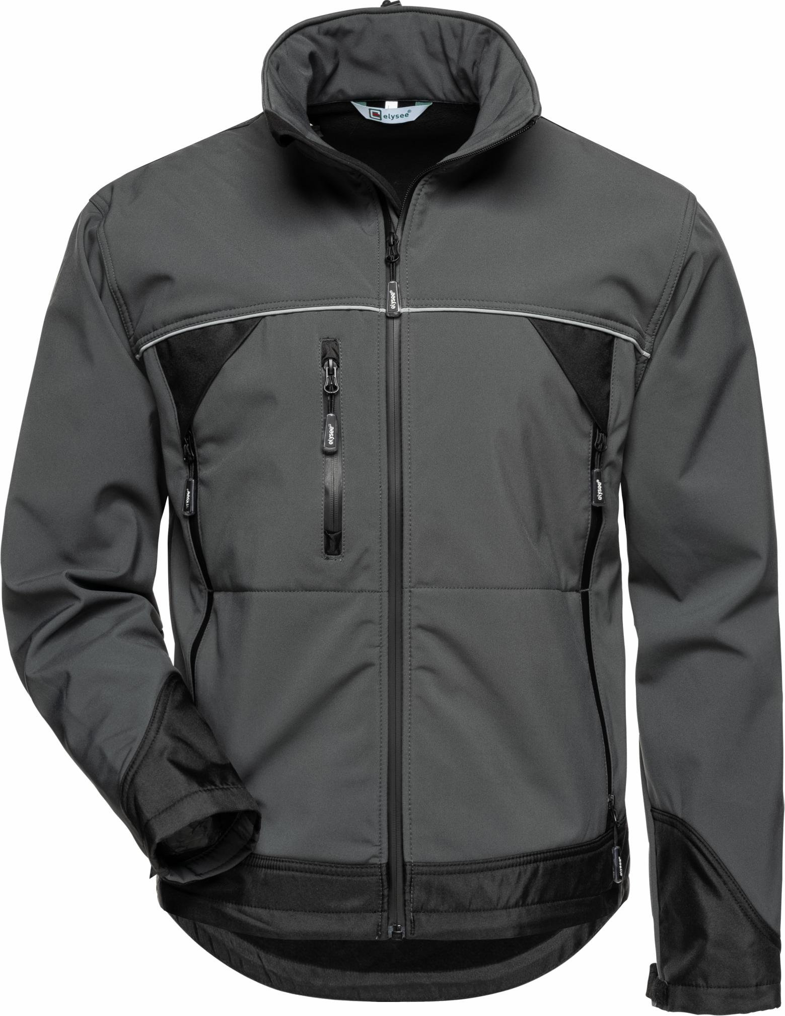 elysee 20002 BETA Softshelljacke grau/schwarz