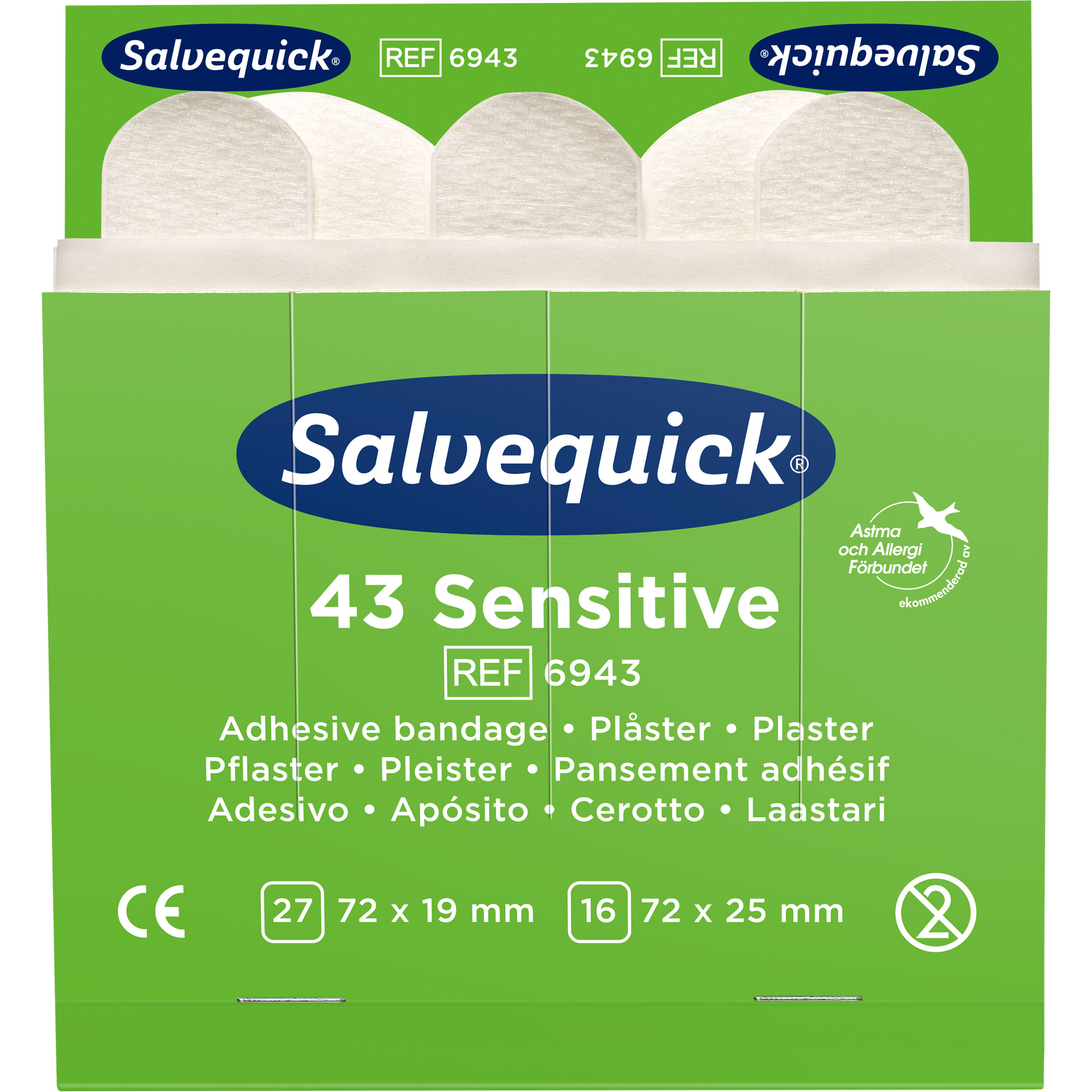 Salvequick 6943 Sensitive Pflaster