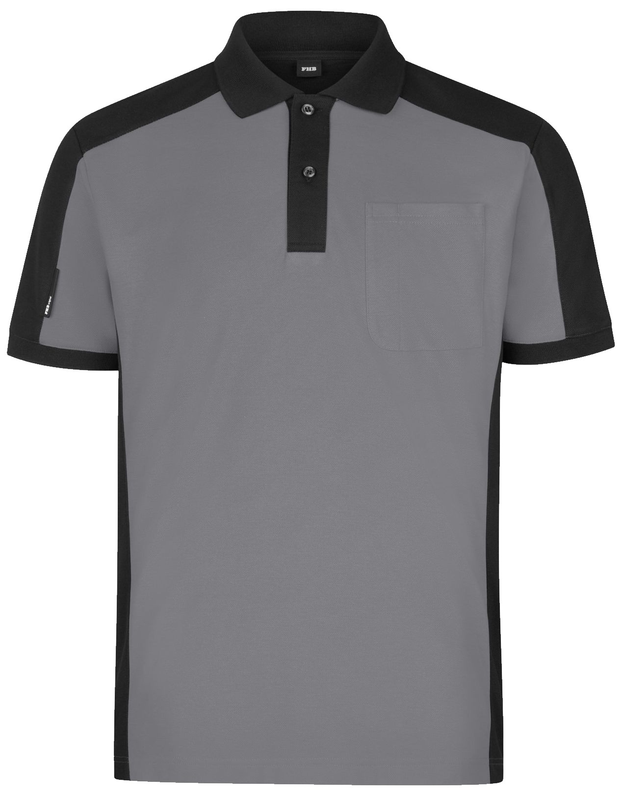 FHB 91490 KONRAD Poloshirt zweifarbig für Arbeit und Freizeit