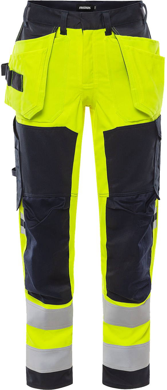 Fristads 129520 Flamestat High Vis Stretch-Handwerkerhose, Kl. 2 2167 ATHF