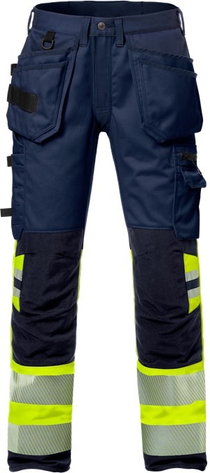 Fristads 127732 High Vis Handwerker Stretch-Bundhose 2706 mit Warnschutz