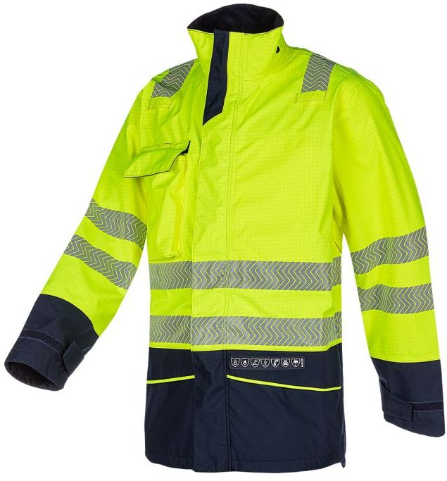 Sioen Torvik 7330A2ET2 Warnschutz-Regenjacke mit Störlichtbogenschutz