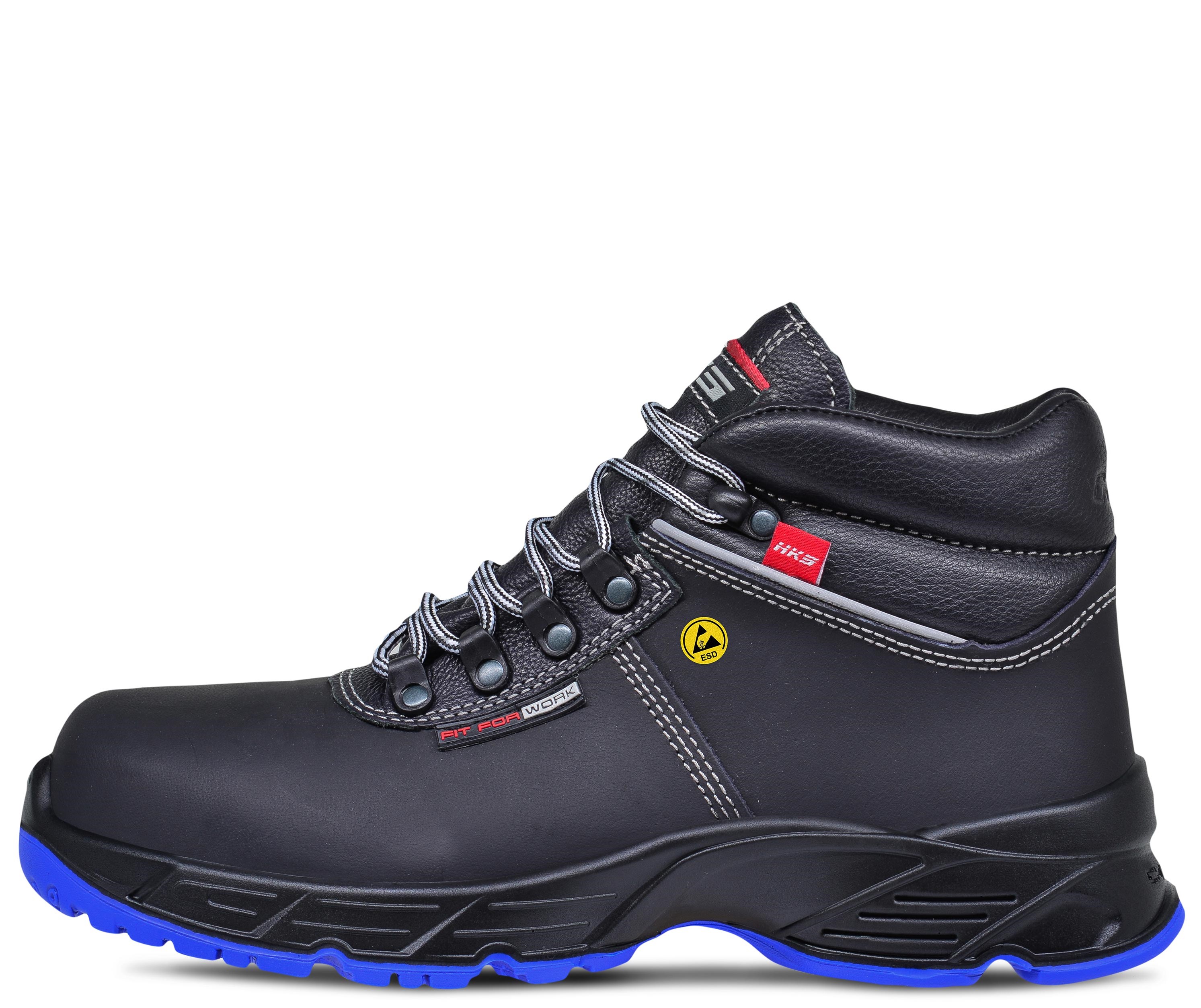 HKS Challenger Rubber Rodeo R Schnürstiefel S2 SRC ESD schwarz