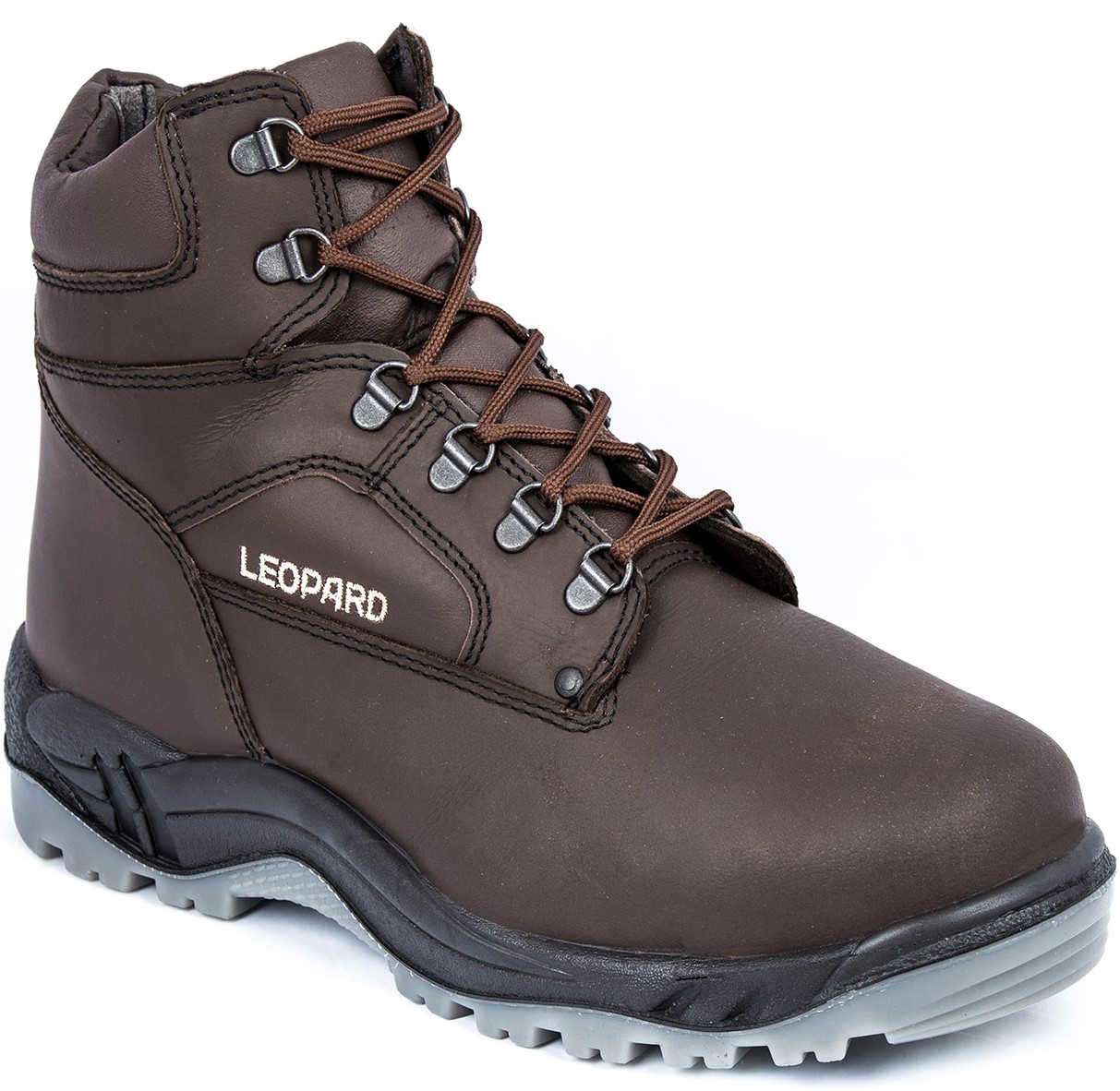 Leopard 485 Schnürstiefel S2 braun/pull up