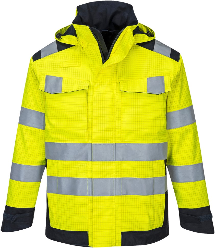 Portwest MV70 Modaflame Regen-Multinorm-Warnschutzjacke
