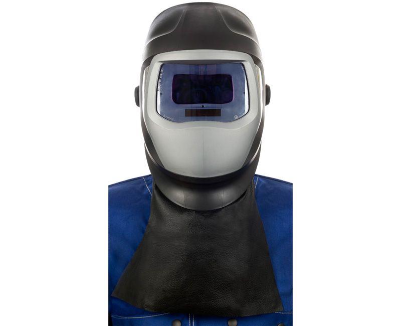 Weldas 44-7182 Halschutz aus Glatten Schweinsleder in schwarz