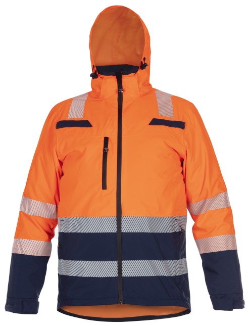 hi-vis orange/navy