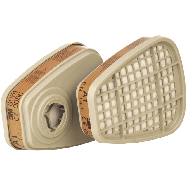 3M Bajonett-Filter 6051 A1 organische Gase und Dämpfe