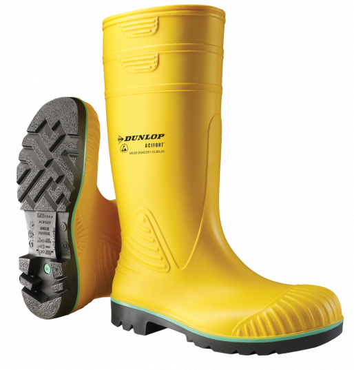 Dunlop Acifort Heavy Duty Full Safety ESD Stiefel A4422B1 ESD gelb S5