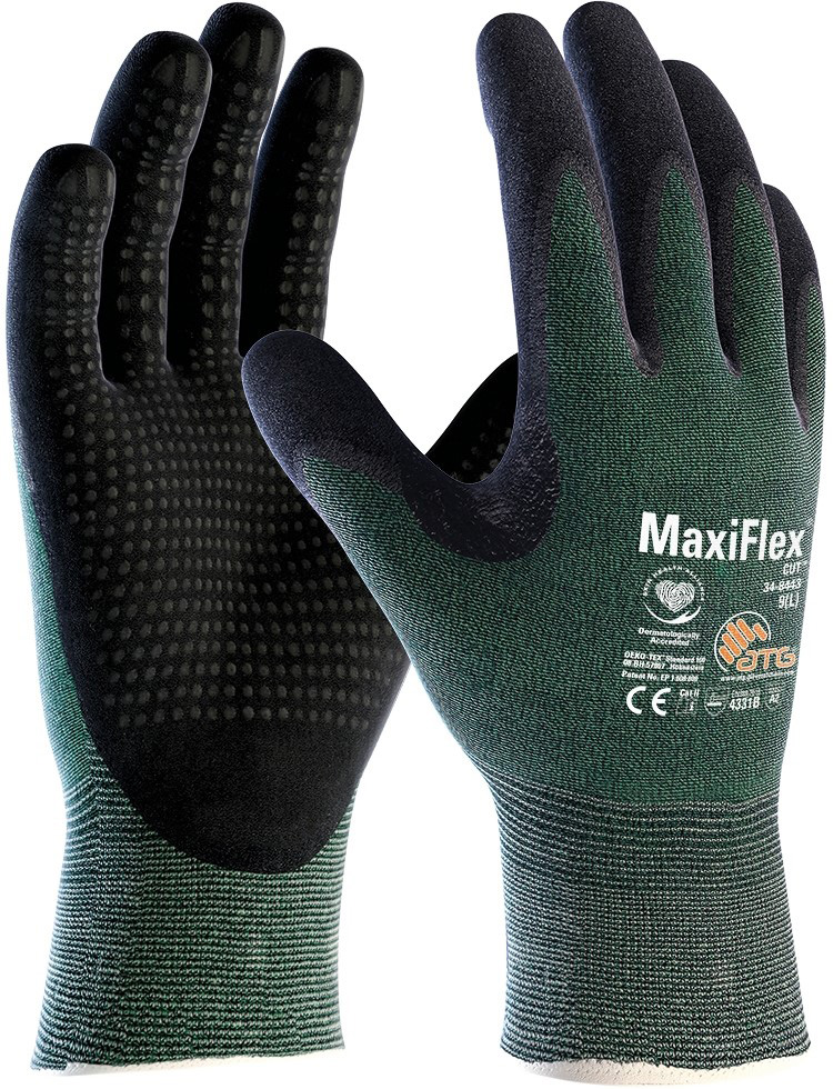 ATG 34-8443 MaxiFlex Cut Schnittschutzhandschuhe mit Noppen Level B
