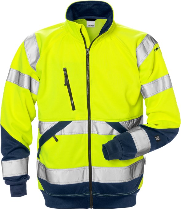 74b64ef0e29717df15ff0a299b850d07 Fristads 126534 High Vis Warnschutz-Sweatjacke 7426 SHV