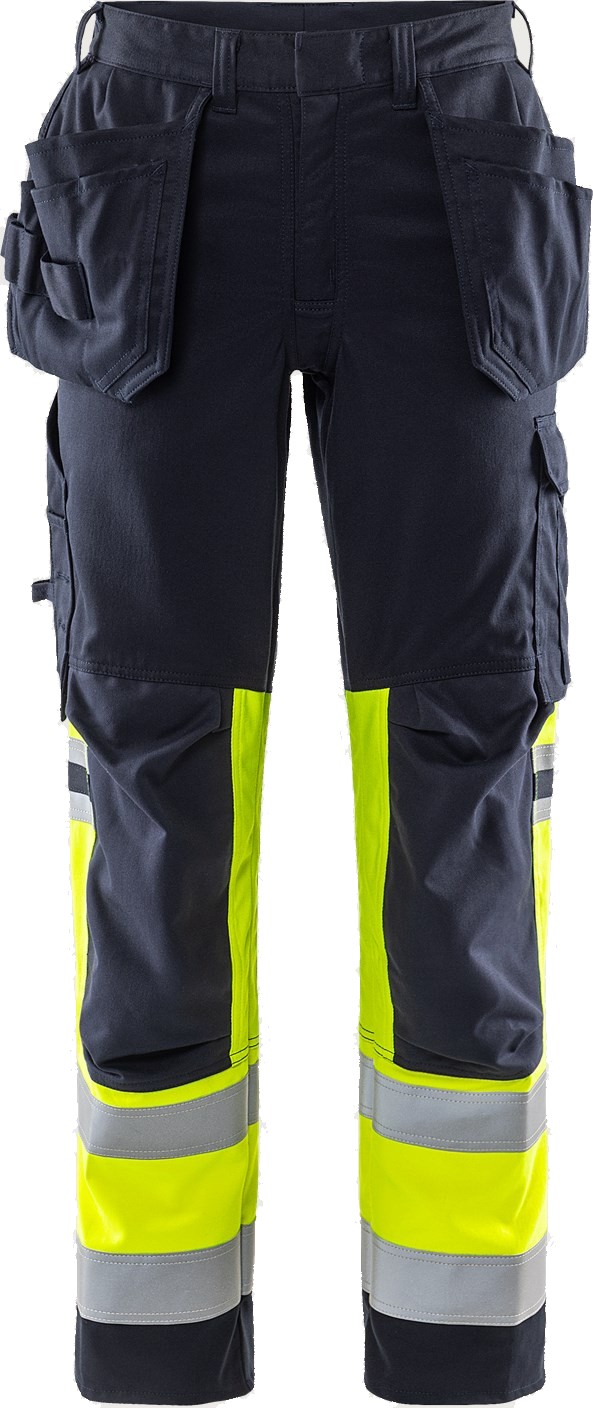 Fristads 301676 Flamestat High Vis Handwerker-Stretch-Hose Klasse 2263 ATHF