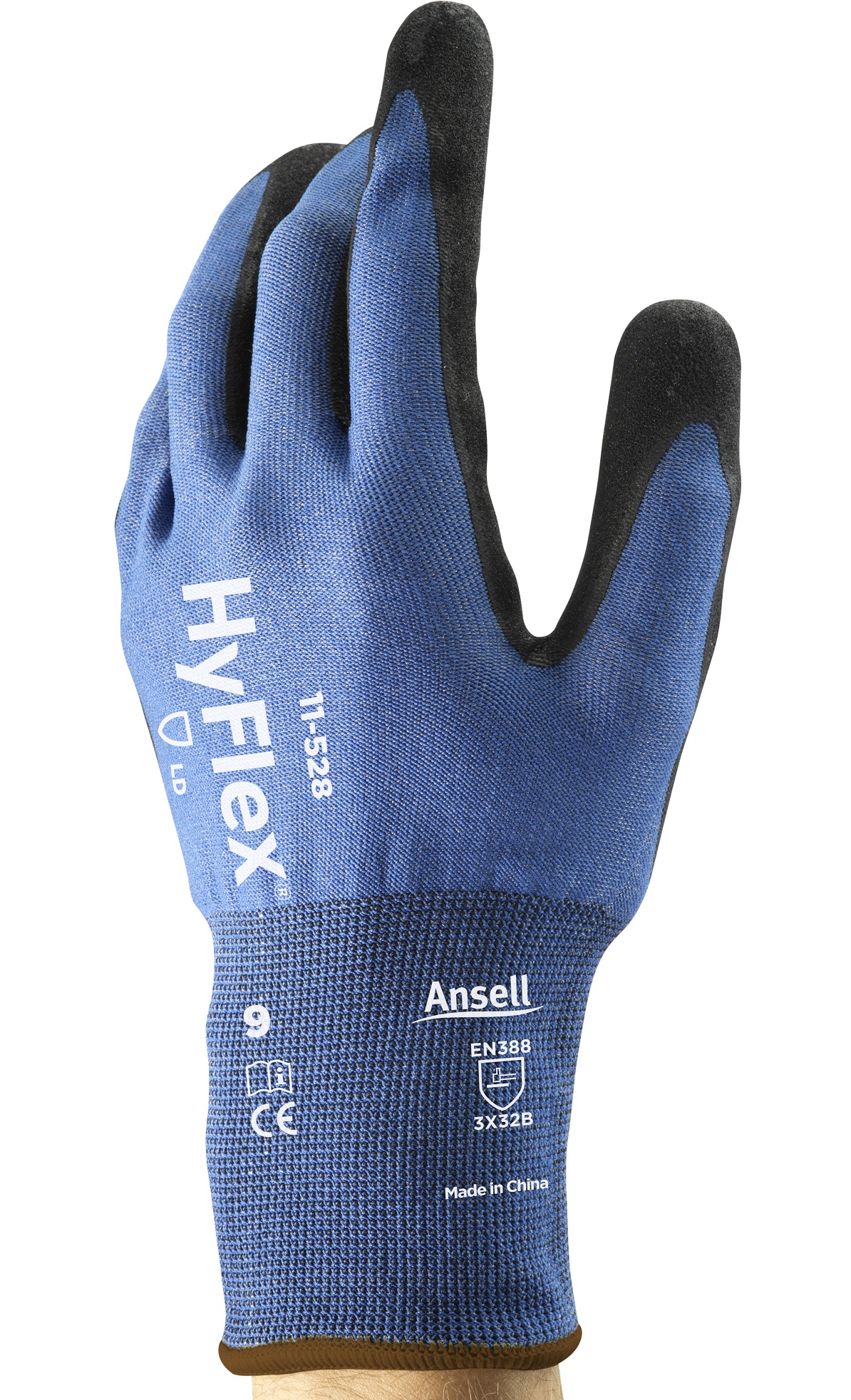 Ansell HyFlex 11-528 Nitril-Schnittschutzhandschuhe Level B