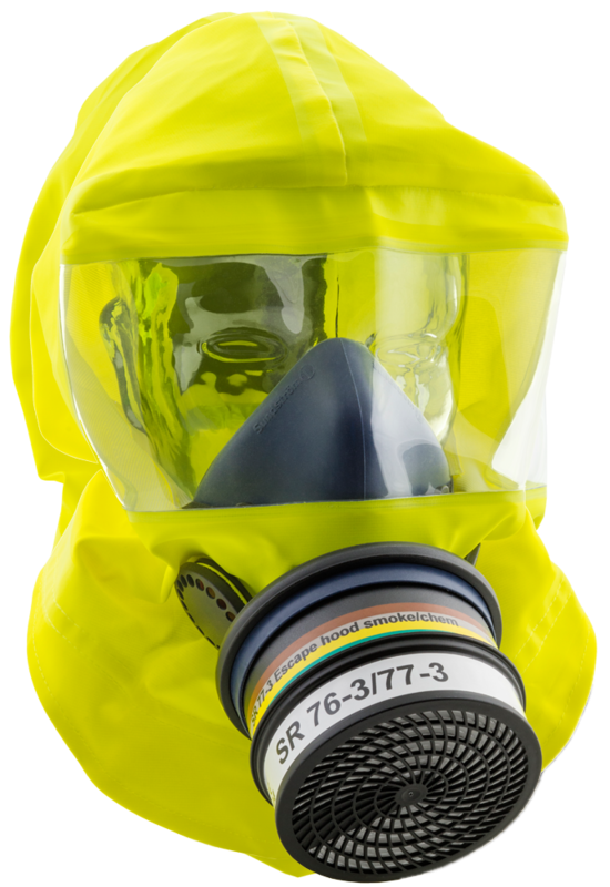 Sundström Fluchthaube H15-3412 SR 77-3 ABEK1-CO-P3 M/L stat