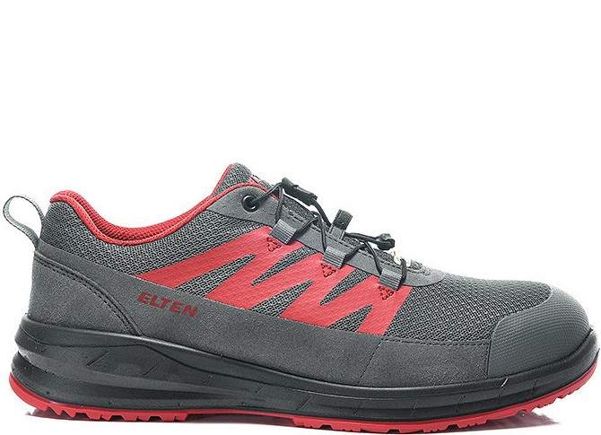 Elten MARTEN XXSports grey-red Low 728160 Sicherheitsschuhe ESD S1