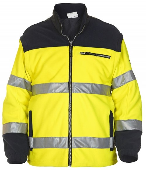 Hydrowear Feldkirchen 04026006F Warnschutz-Fleecejacke leuchtgelb