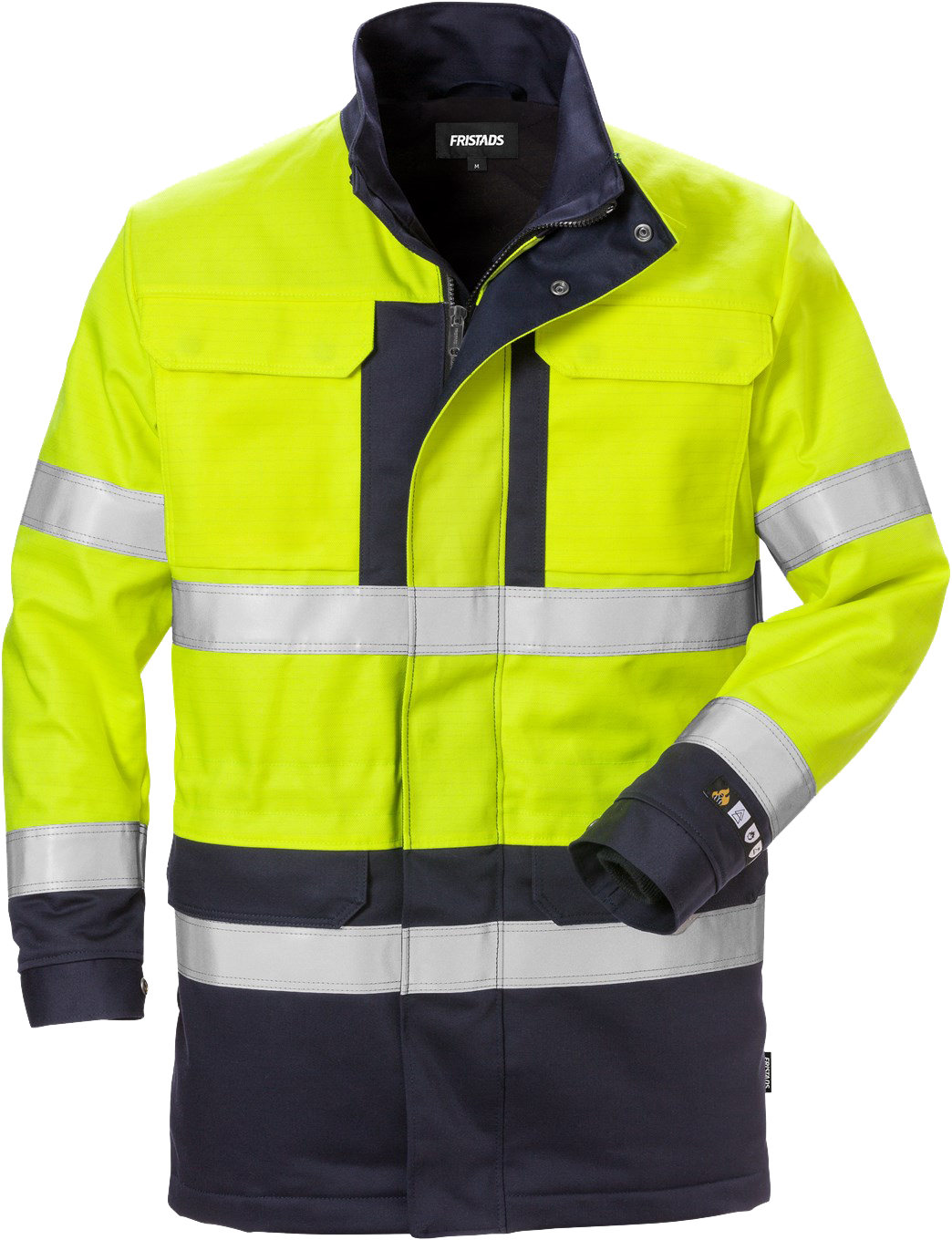 0df31e4badc8dbf55babadb53391db69 Fristads 125947 Flame High Vis Winterparka Kl. 3 4589 FLAM