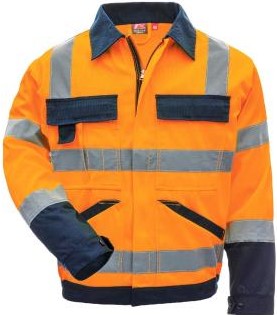Nitras Motion Tex VIZ 7573  Warnschutz-Arbeitsjacke