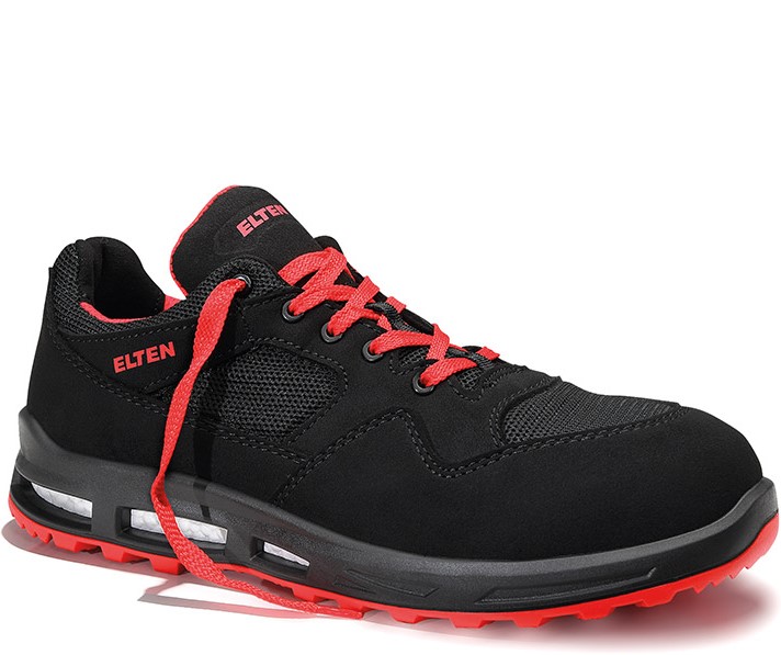 Elten Lakers XXT Low 729711 Halbschuhe ESD S1P schwarz-rot