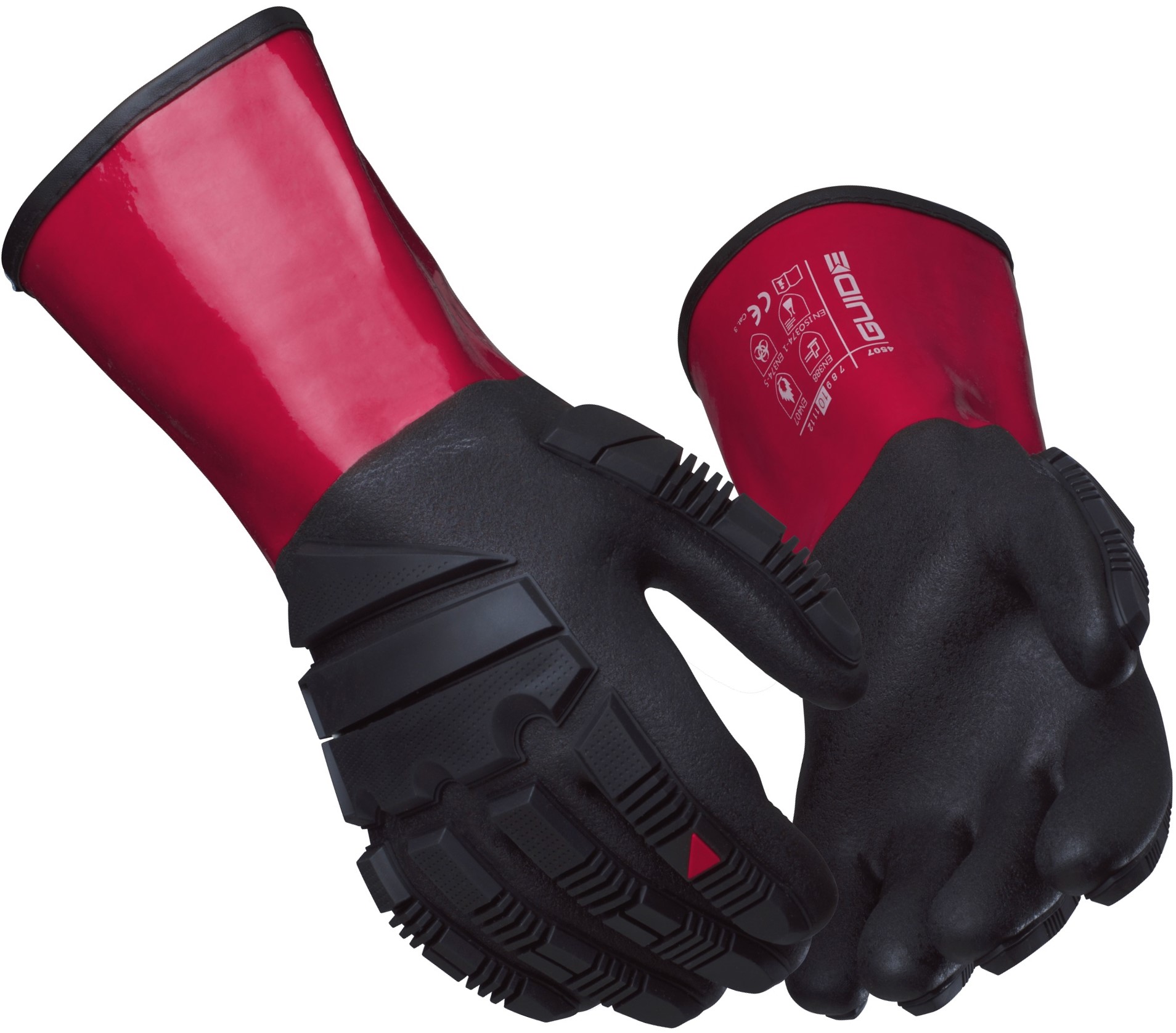 Guide 4507 Chemikalien- und Schnittschutzhandschuhe Level C bis 250°C