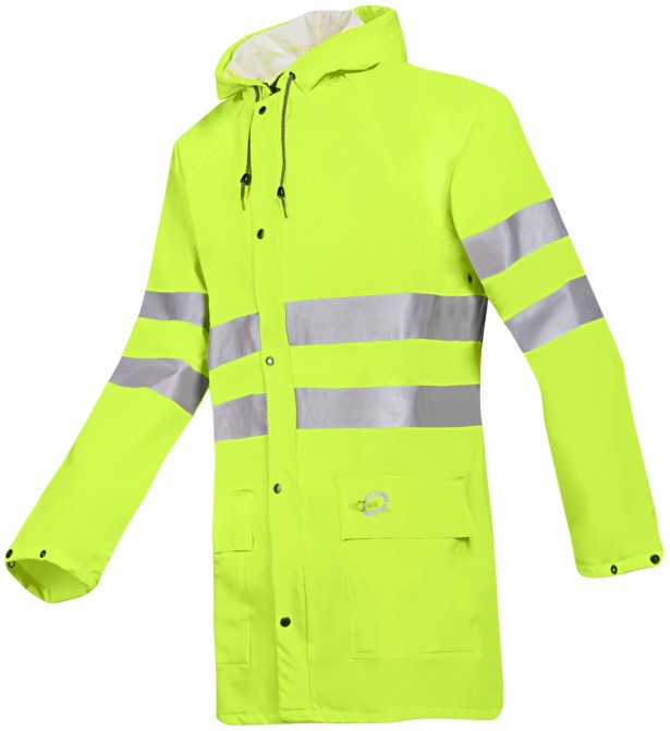 Sioen Unzen (HV) 3720A2F01 Warnschutz-Regenjacke