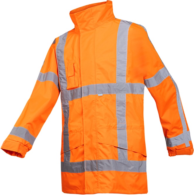 Sioen Boorne 350AA2EX1 Warnschutz-Regenjacke (RWS)