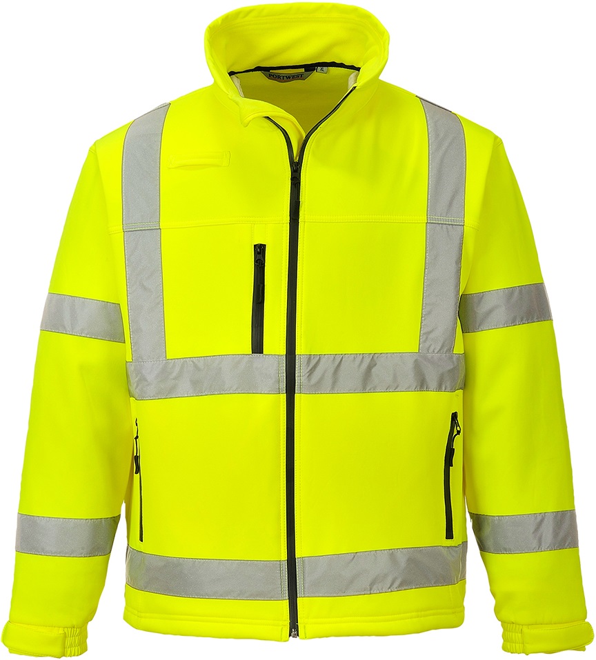 Portwest S424 Hi-Vis Warnschutz-Softshelljacke