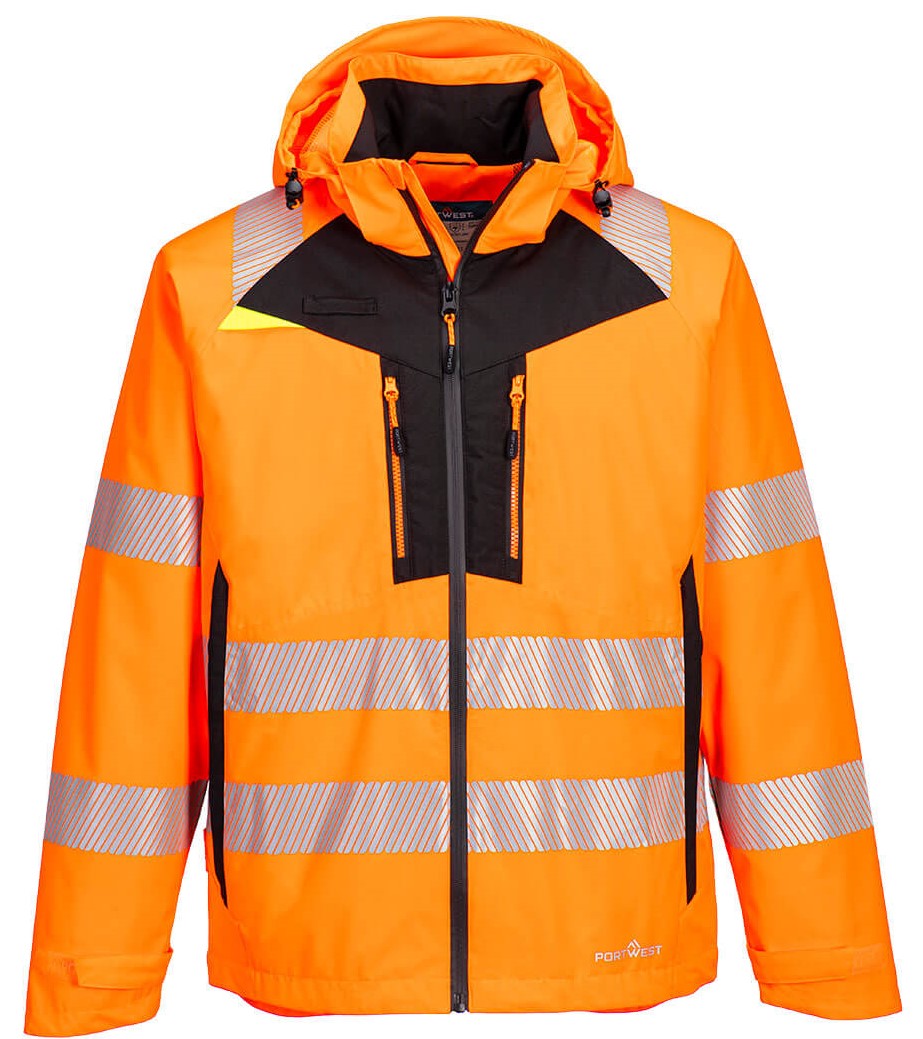 3L93pOHuNeUIom Portwest DX462 - DX4 Warnschutz-Regenjacke