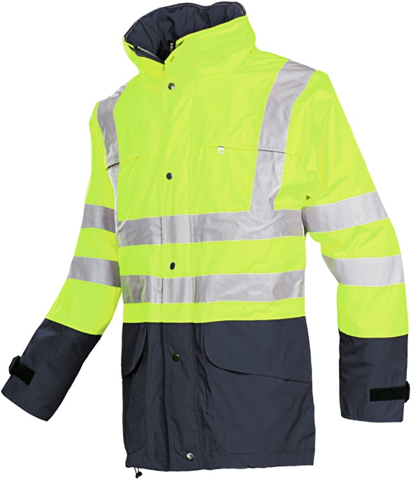 Sioen Brighton 132ZA2EJ4 Warnschutz-Regenjacke