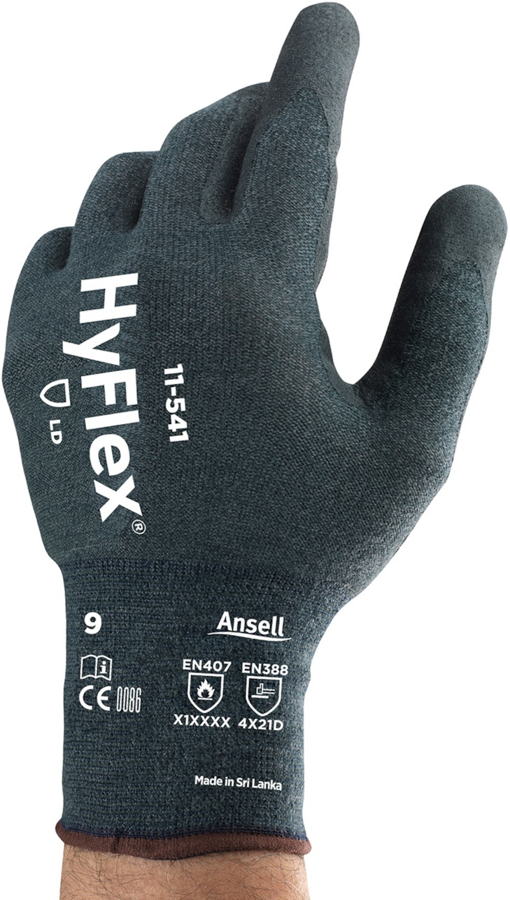Ansell HyFlex 11-541 Nitril-Schnittschutzhandschuhe Level D