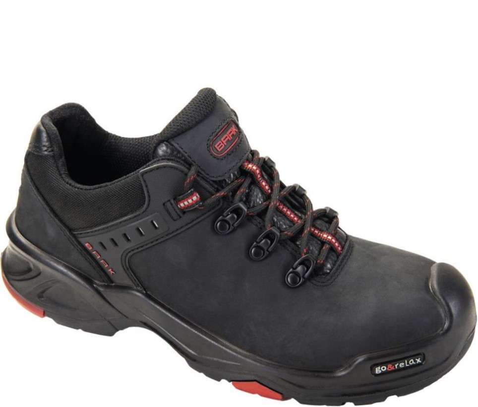 Baak 6340 Brook Halbschuhe S3 SRC HRO schwarz-rot
