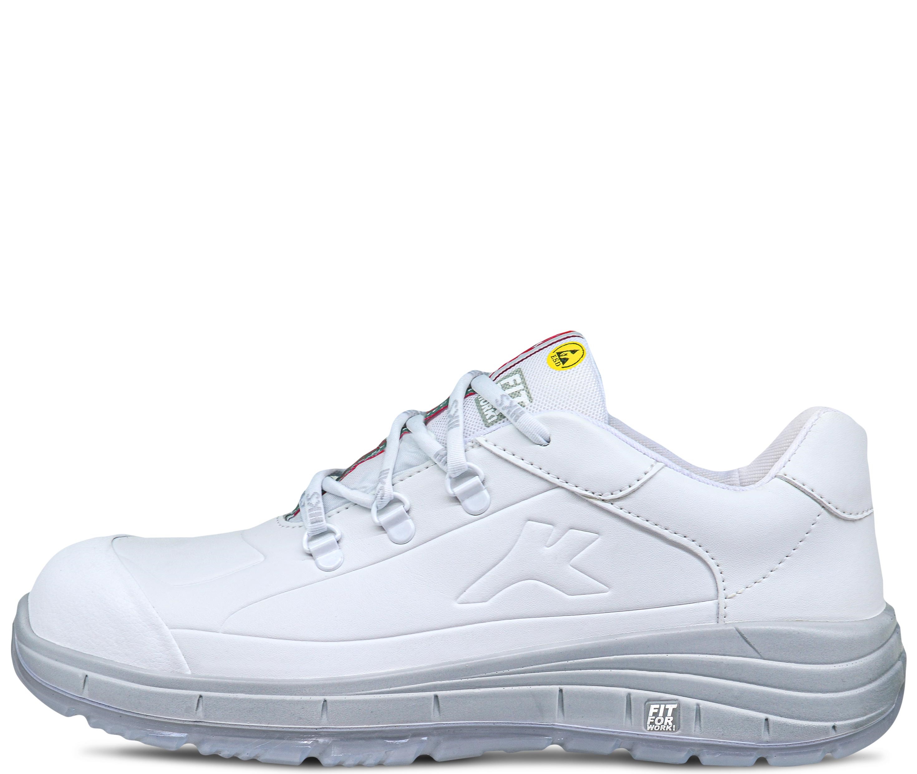 HKS K-Run White Free 3 V Damen-Halbschuhe S2 SRC ESD weiß