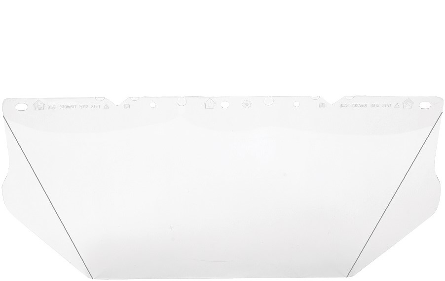 MSA Auer 10154949 Blattvisier AF/AS, PC 1,5 mm, klar, 203 mm