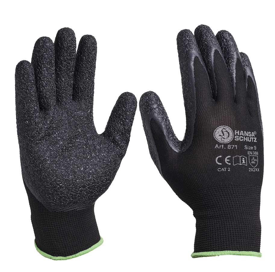 HansaTec 871 Schrumpflatex / Polyester Halbbeschichtet