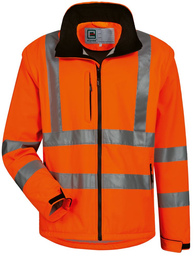 elysee 22701 TYLER Warnschutz-Softshelljacke leuchtorange