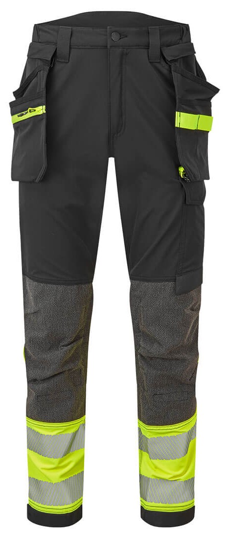 Portwest EV442 - EV4 Warnschutz-Stretchbundhose mit abnehmbaren Holstertaschen