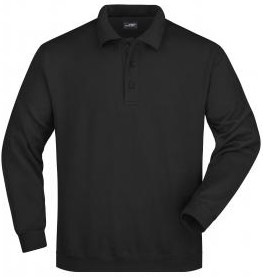 James & Nicholson JN041 Polo-Sweatshirt Heavy