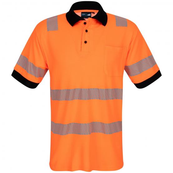 Pro-Fit 221 Warnschutz Polo-Shirt Klasse 2 orange
