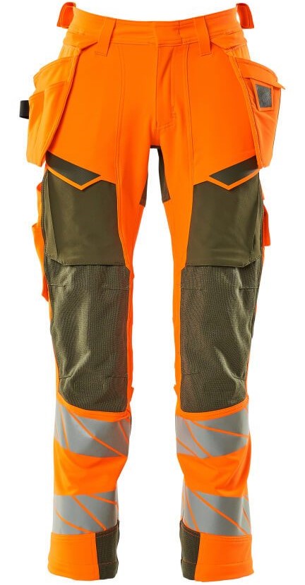 leuchtorange-moosgrün