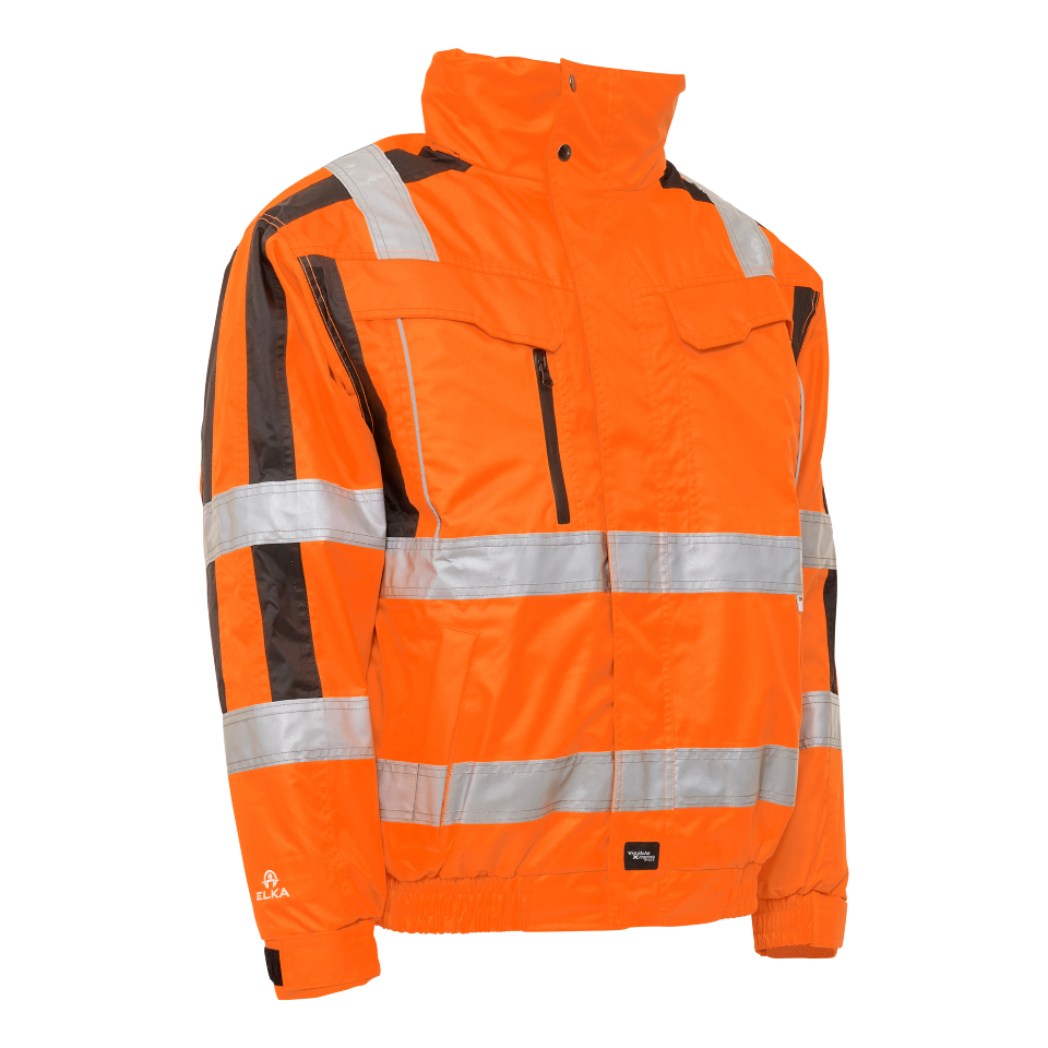 EL-086101R-leuchtorange-schwarz-XS - leuchtorange-schwarz