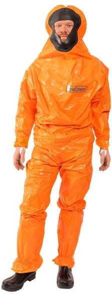 3S ProChem II Tychem-F-Overall Kat. III Typ 3,4,5,6 ohne Handschutz