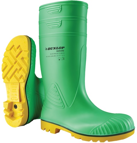 Dunlop Acifort Hazguard Full Safety Stiefel A442AB1 S5 AN SRA grün