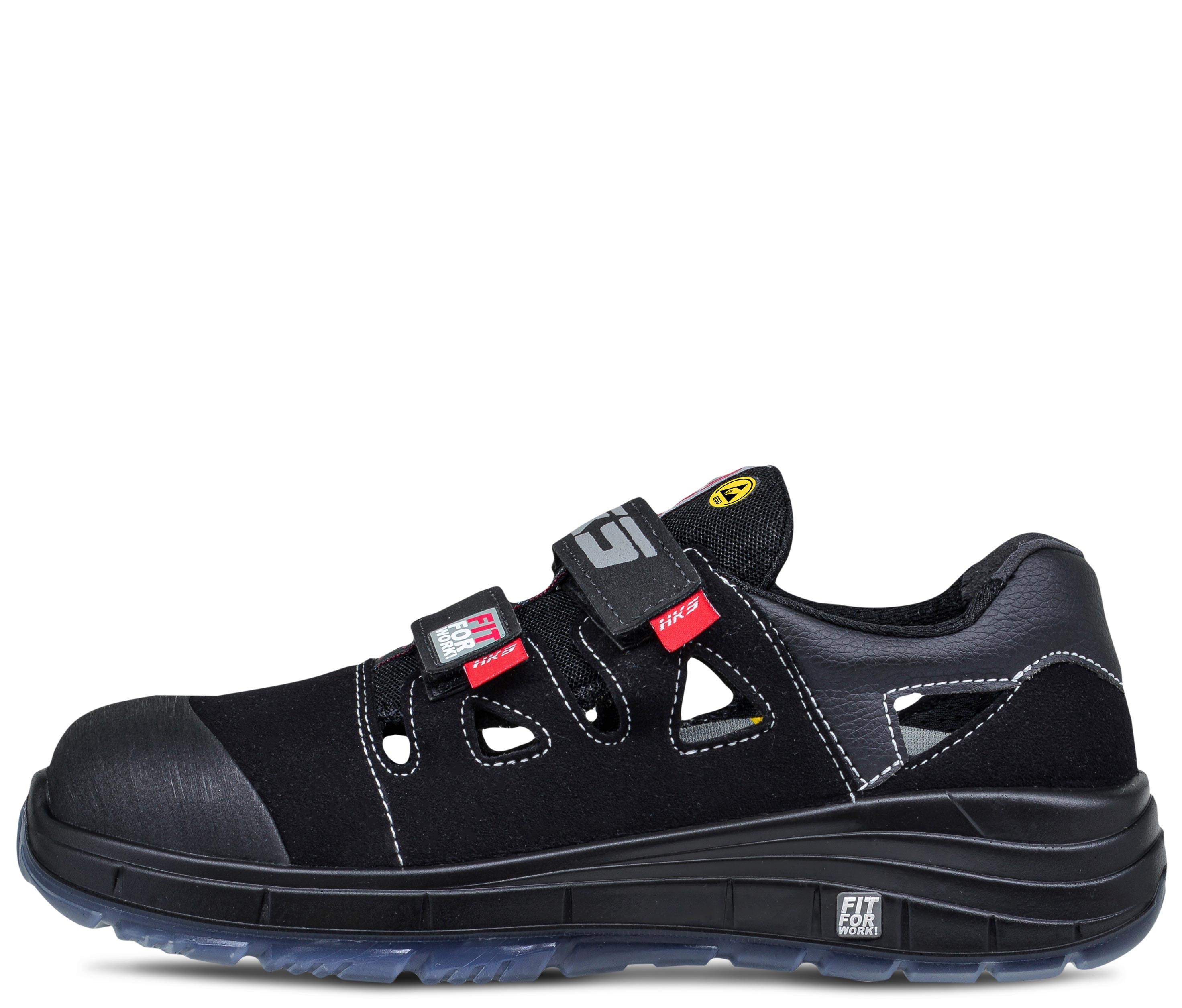 HKS K-Run Solar 1 MTP Sandalen S1P SRC ESD mit Klettverschluss schwarz