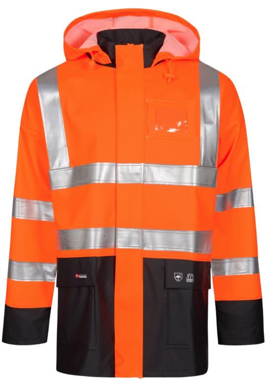 LR9015-05 Lyngsøe LR9015 Warnschutz-Regenjacke PU/PVC