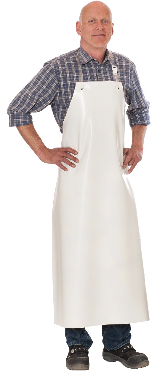 Guttasyn PVC Fettschürze weiß F 5/12 Maße 90x120 cm Stärke 0,5 mm