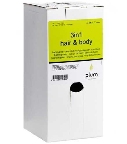 Plum 1504 Cremeseife 3-in-1 Hair&Body 1,4 Liter