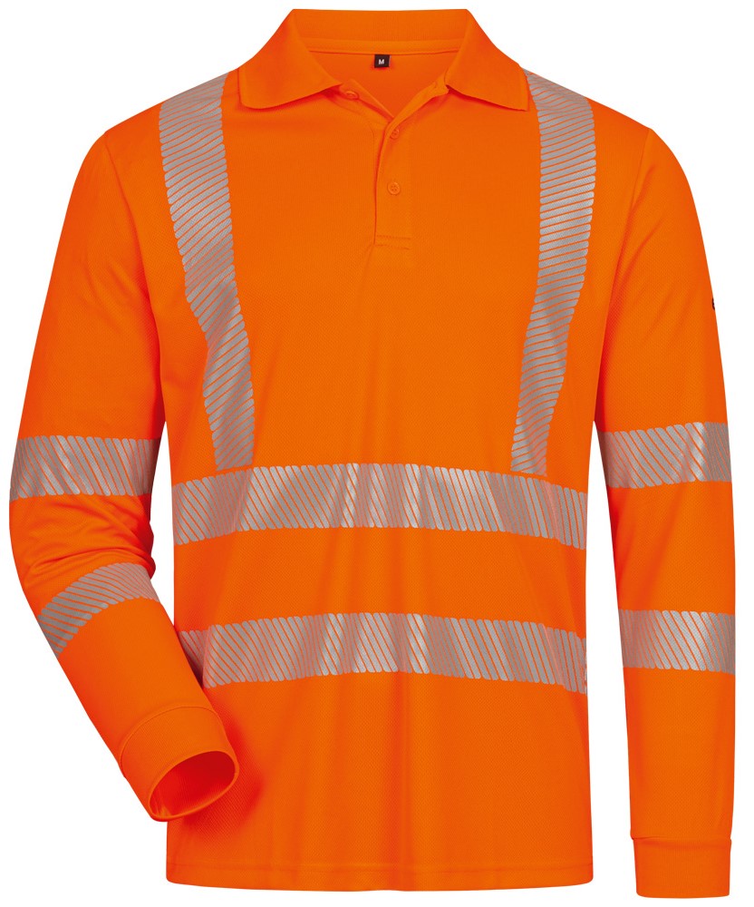 elysee 23498 Harlingen Warnschutz-Langarm-Poloshirt